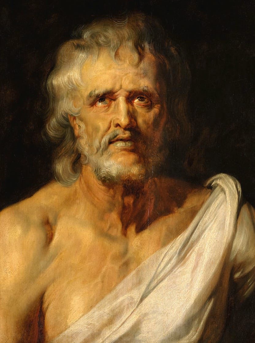 “You act like mortals in all that you fear, and like immortals in all that you desire.”

— Seneca