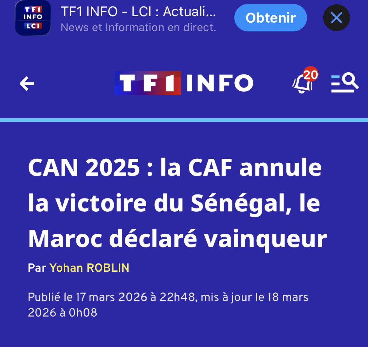 Vraiment du jamais vu. La #CAF ferait mieux d’annuler cette #CAN : on a vu comment l’arbitre a triché en faveur du #Maroc, et comment des supporters et joueurs marocains passaient leur temps à voler les serviettes des gardiens sans être sanctionnés.
Dans ces conditions, il faut