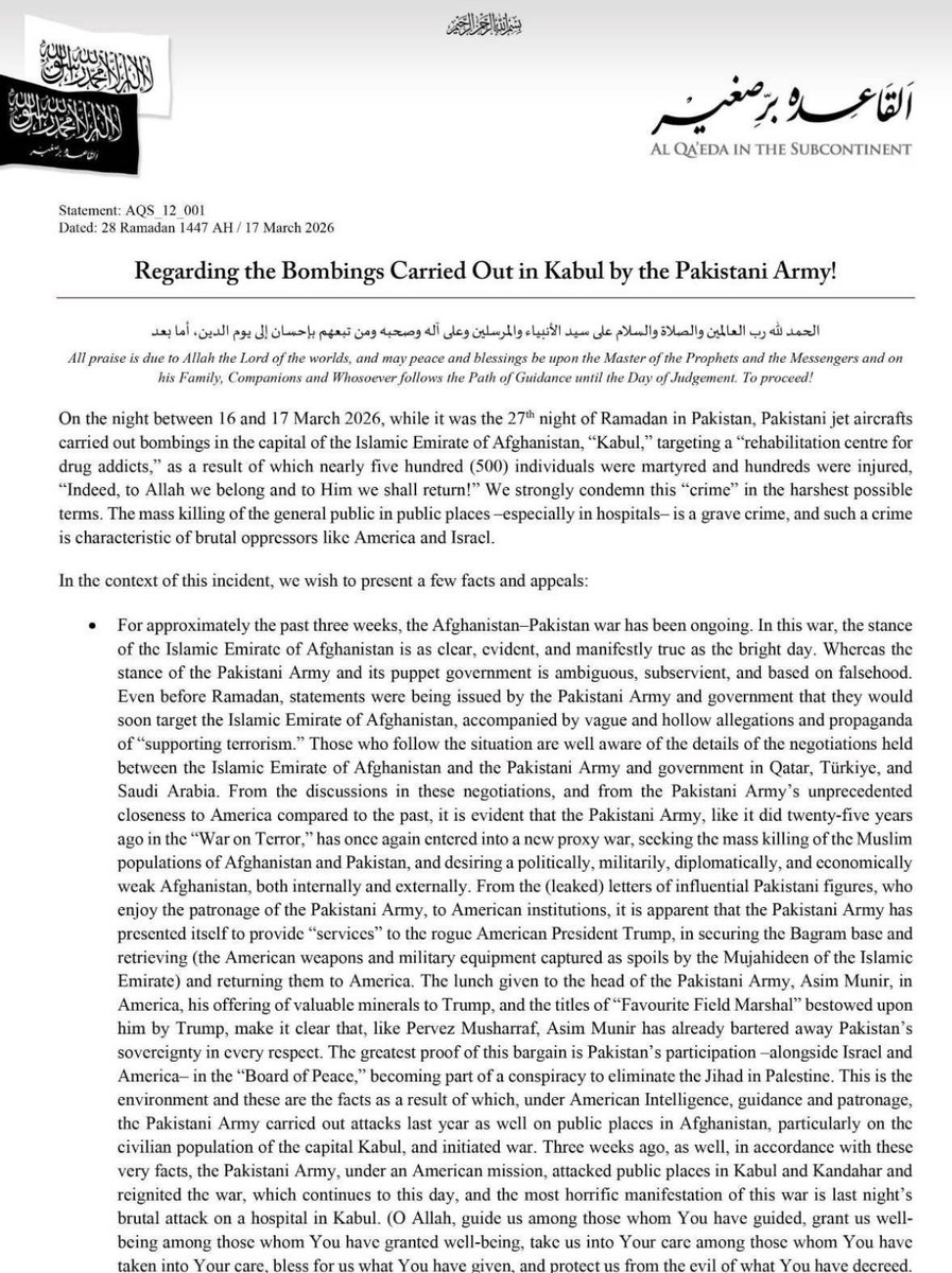 Al-Qaeda on the Defensive: Messaging, Misdirection, and Mounting Losses On March...