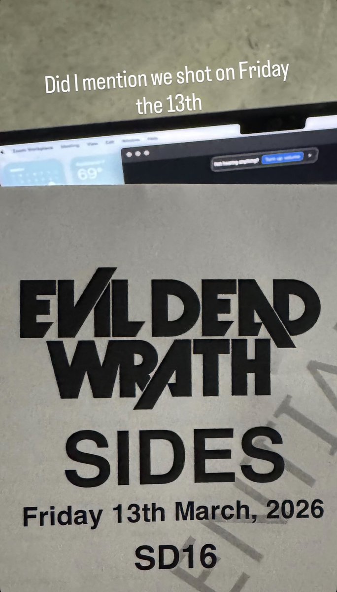 Sam Raimi Updates tweet media