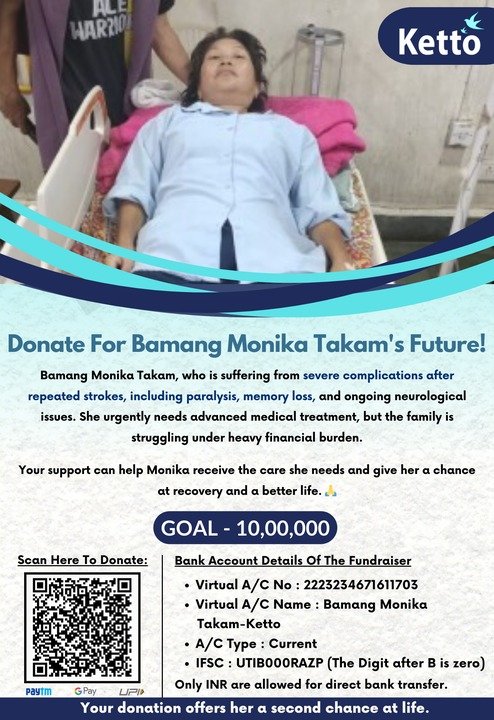 My Wife, Monika, Is Battling For A Beautiful Future Against Mental Disorders. Support Her. ketto.org/fundraiser/my-…