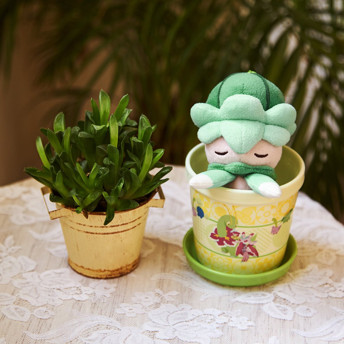 ポケセンオンラインにポケモンたちでいっぱいのお花畑をイメージした
