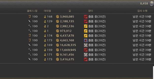 집사들이 열심 판매해서 올린 실적...
수집은 못해와도 판매는 잘 하는 나의 집사들..칭찬^^