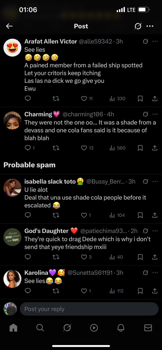 <a href="/EbubeNwosu4/">IMISIOLUWA’S DEFENDER 🇨🇦🇨🇦</a> Infact I love the fact that they admit they came for kola fans first