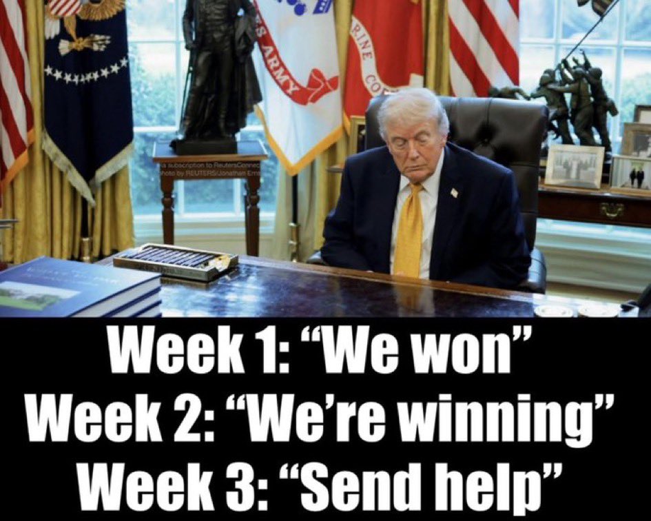 Trump is fucked and he knows it.