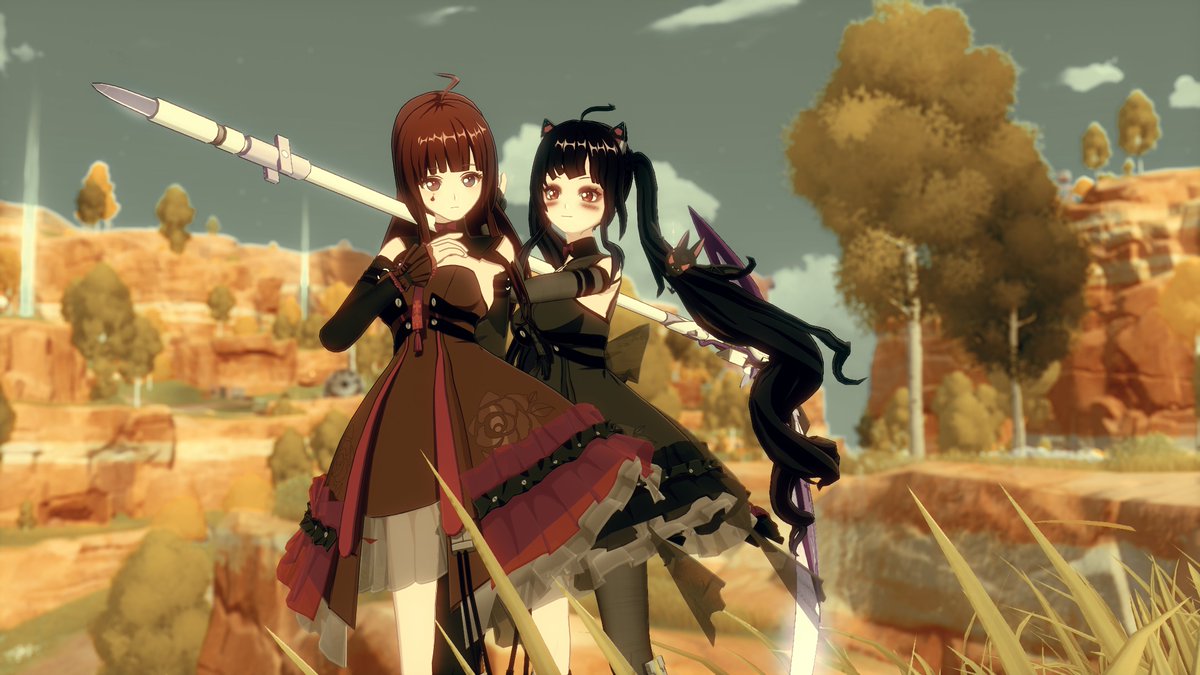 86pooh_'s tweet photo. 豚さん(@Buta_chihaya)とベンジスの新しい場所も行った🙌
しれっと豚狩りしようとしてたのはここだけの内緒だよっ！
#ToF #TowerofFantasy #幻塔SS https://t.co/YIx7F83Jsi