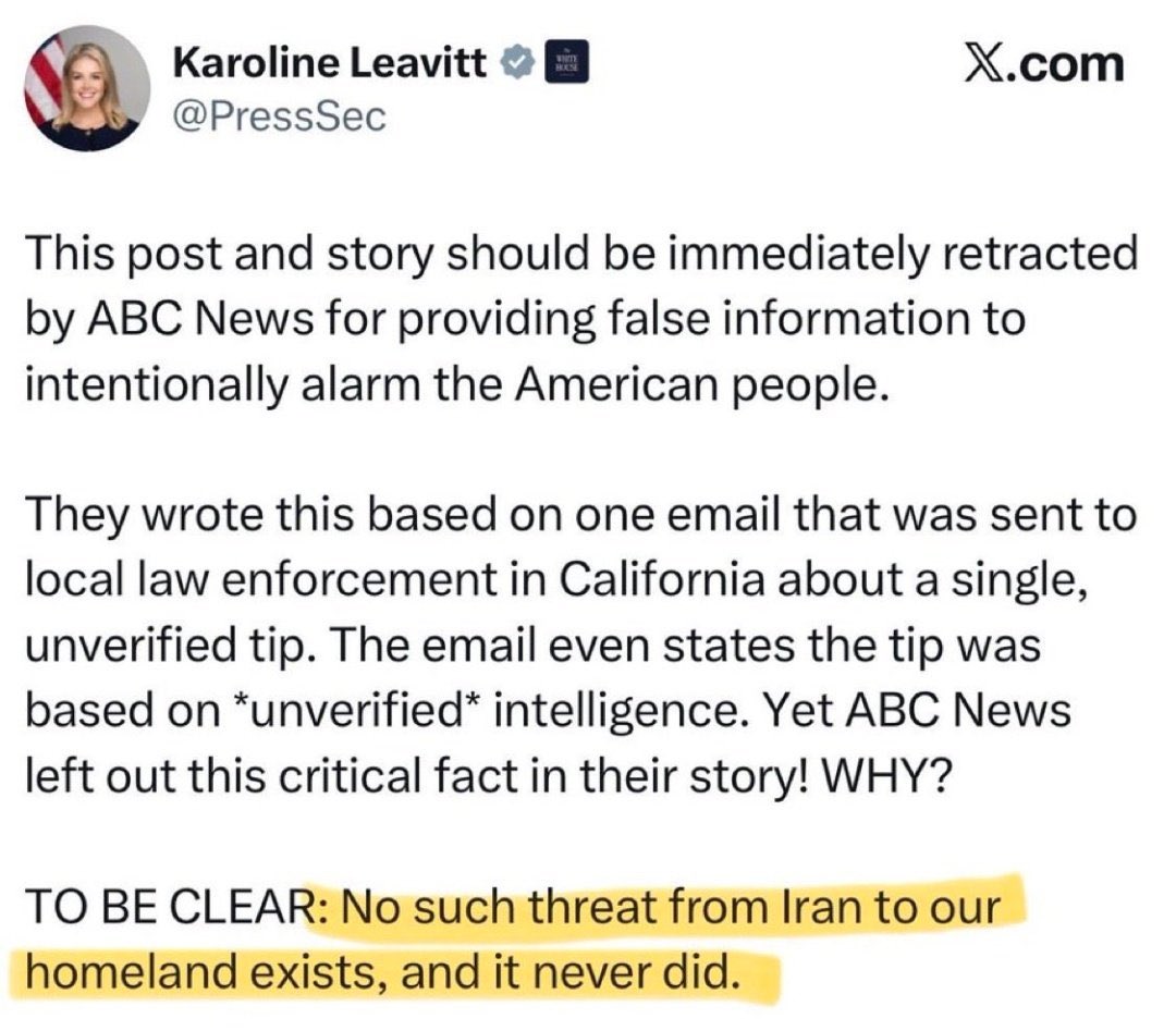 <a href="/GuntherEagleman/">Gunther Eagleman™</a> <a href="/dbongino/">Dan Bongino</a> Hmm 47s press sec disagrees just few days ago? Which is it?? Hell does this admin even know which narrative they are suppose to push now??