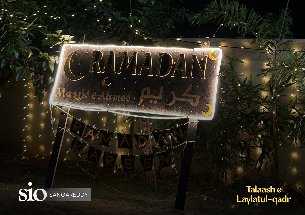 In the blessed night of the search for Laylatul Qadr, at Ahmed Masjid, Br. Faraz Ahmed (Zonal President SIO TG) addressed us, on the topic of ‘The Qur’anic Character of a Believer,’ reminding us to build a character that reflects faith, kindness, and sincerity.