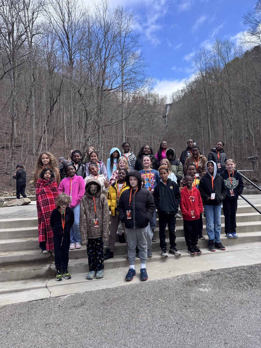 4th and 5th grade Scholarly and Upper Montessori attending a field trip in Dahlonega, GA today