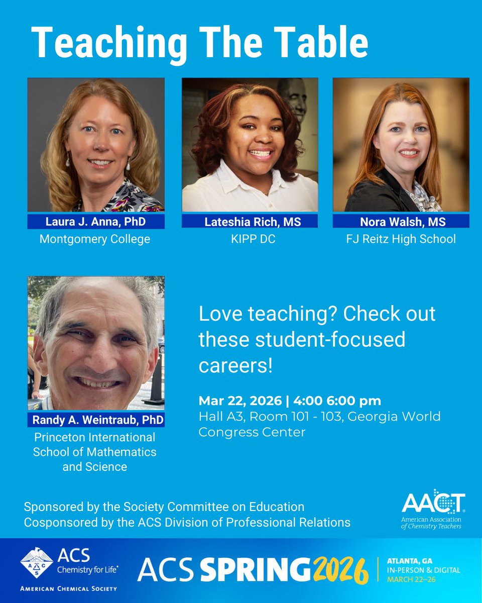 ACS PROF Division tweet media