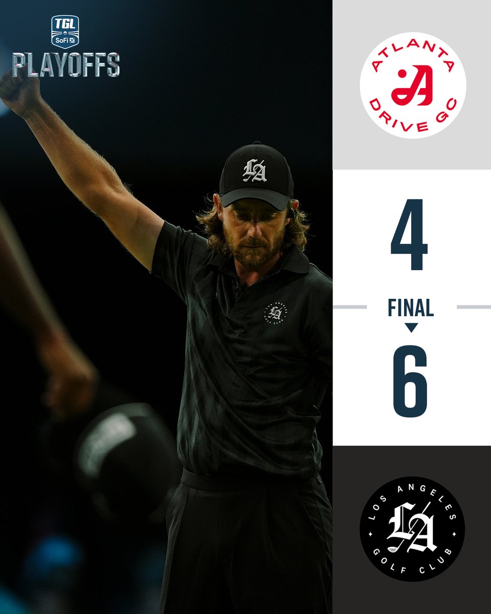 TGL's tweet photo. Back and forth to the very last hole https://t.co/85EwAoWKBh