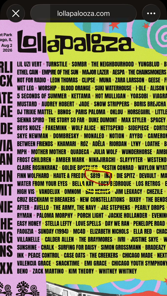curlycleng's tweet photo. The hype around SB19 heading to Lollapalooza hits different when you really know their story.

They started with nothing but guts, talent, and perseverance. No safety net—just the willingness to keep going. Instead of a welcoming industry, they were met with ridicule and disrespect for not fitting the mold of what Filipinos were used to seeing and hearing.

And if you’re deep into their lore, you’d know—being under a Korean company back then wasn’t even a flex. They didn’t get the full K-ent training system. They trained themselves. Became their own coaches. Their own mentors.

But they were raised right—resilient, grounded, and smart. They knew talent alone would only take them so far, so they kept grinding. They studied the market, understood what was missing, and prepared for a space they didn’t even have yet.

Their journey feels like a perfect storm of timing and tenacity—what seemed like a last shot ended up jumpstarting everything. And they never looked back.

They found their people—the ones who weren’t chasing trends but were hungry for something real, meaningful, and talent-driven. That’s A’TIN. A fandom that didn’t just support, but understood. Who saw Mahalima’s struggles and chose to stand with them.

From there, SB19 and A’TIN became a unit. Moving with one purpose: to bring their sound to the global stage.

And now, Lollapalooza isn’t just another gig. It’s a milestone. Proof of everything they’ve built from the ground up.

They may not have had the right backing in the beginning, but their talent, grit, and character earned them allies—just like how they earned A’TIN.

This moment?

Well-deserved. Hard-earned. And only the beginning.

PPOPKINGS FOR LOLLA2026
SB19 GOES LOLLA
@SB19Official
#SB19 #SB19xLollapalooza