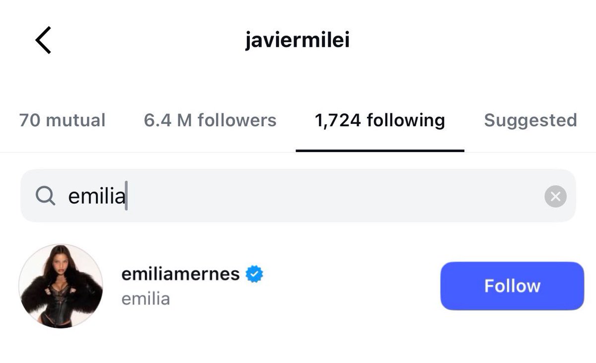 🚨URGENTE | LA MILEY NO DEJÓ DE SEGUIR A CECILIA MERNES EN INSTAGRAMS