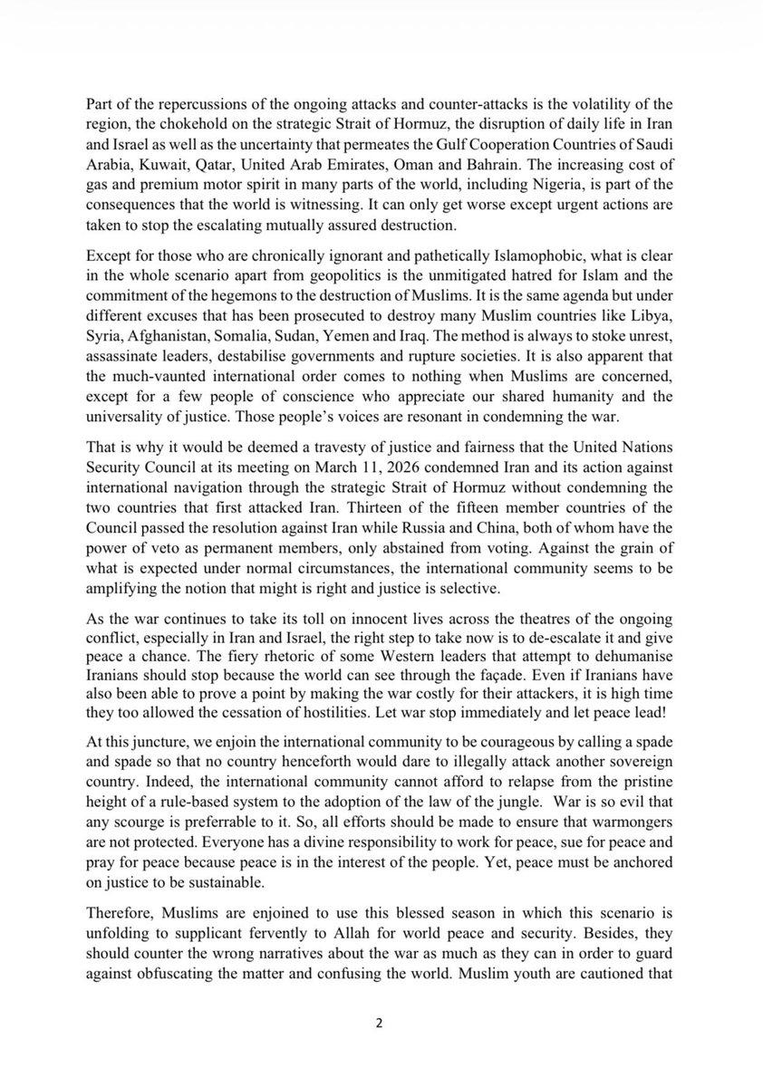 NSCIA – Islamic Affairs tweet media