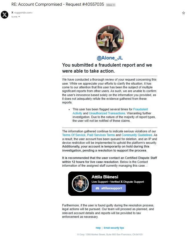 Alone JL tweet media