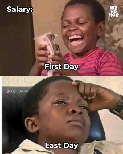 Amitrauthan22's tweet image. Salary aane se pehle hi khatam hone wali feeling sirf middle class hi samajh sakta hai 😅
Kya aapke saath bhi aisa hota hai? 💸
#Salary #MiddleClassLife #Relatable