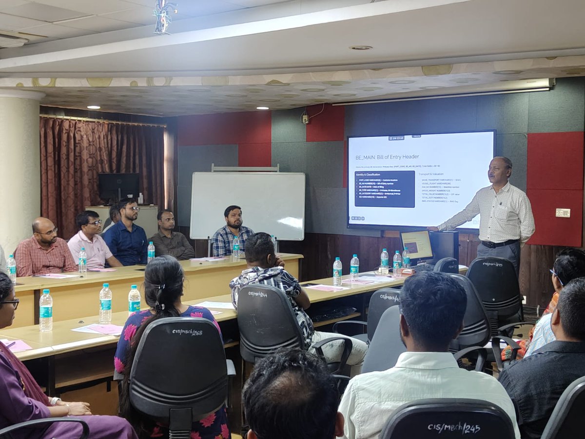 DgcisDoC's tweet photo. Exim  Awareness Workshop conducted in collaboration with National Academy of  Customs, Indirect Taxes &amp; Narcotics (NACIN) and Directorate General  of Commercial Intelligence &amp; Statistics ( DGCI&amp;S) on 17.03.2026  at DGCI&amp;S Kolkata premises https://t.co/VuZb3ymrQL