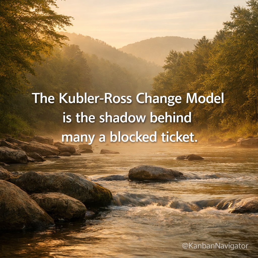 Kanbannavigator's tweet image. What emotion is really blocking your flow right now? reply below 👇

#Kanban #ChangeManagement #FlowThinking