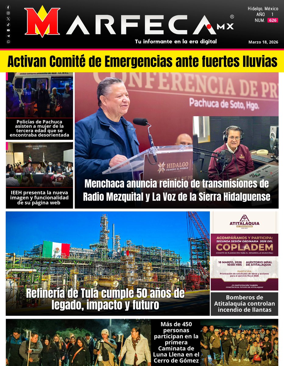 📌 #EnPortada
👉 marfeca.mx