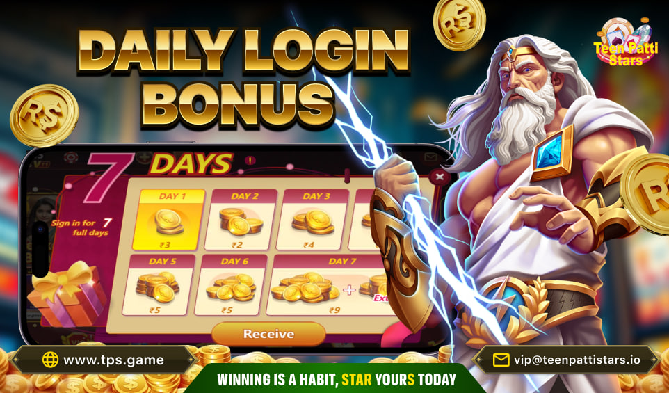 patti_stars's tweet image. 🎴 Daily Rewards are waiting!

📅 7-day login streak
💰 Bigger bonuses each day
🎉 Extra reward on Day 7
🔥 Stay consistent, win more
👉 Log in &amp;amp; claim now
#TeenPattiStars #DailyRewards #PlayAndWin