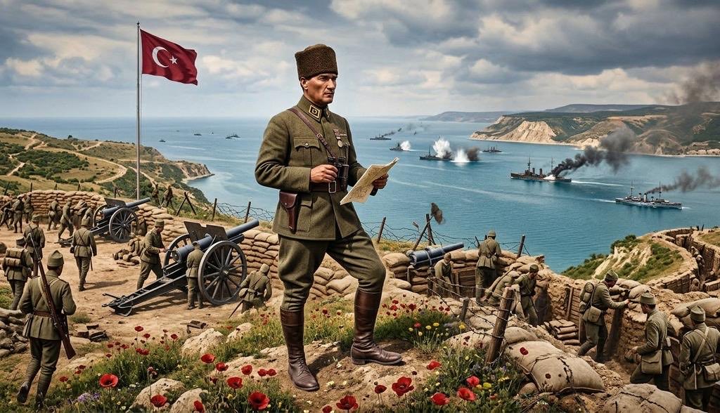 Ulu Önder Gazi Mustafa Kemal Atatürk ve Aziz
Şehitlerimizin ruhları şad olsun.Çanakkale geçilmez.
O yiğitlerin hakkı ödenmez…
Mustafa Kemal’den vazgeçilmez…
#CanakkaleGecilmez #18Mart1915 #111Yıldönümü