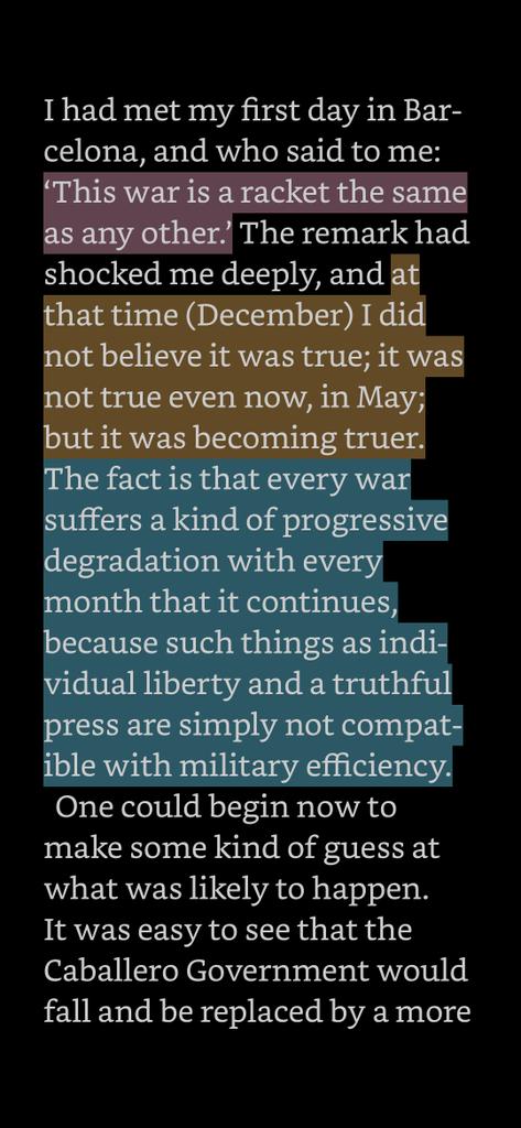 ankushag's tweet photo. #Quote
#HomageToCatalonia
#GeorgeOrwell https://t.co/edf8SrtxPZ