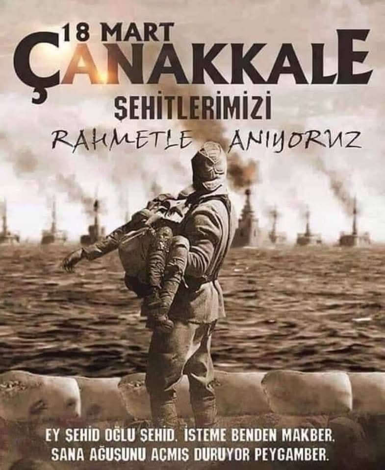 Emanetinize sahip çıkabilmek duasıyla..
#Çarşamba
#18MartÇanakkaleZaferi