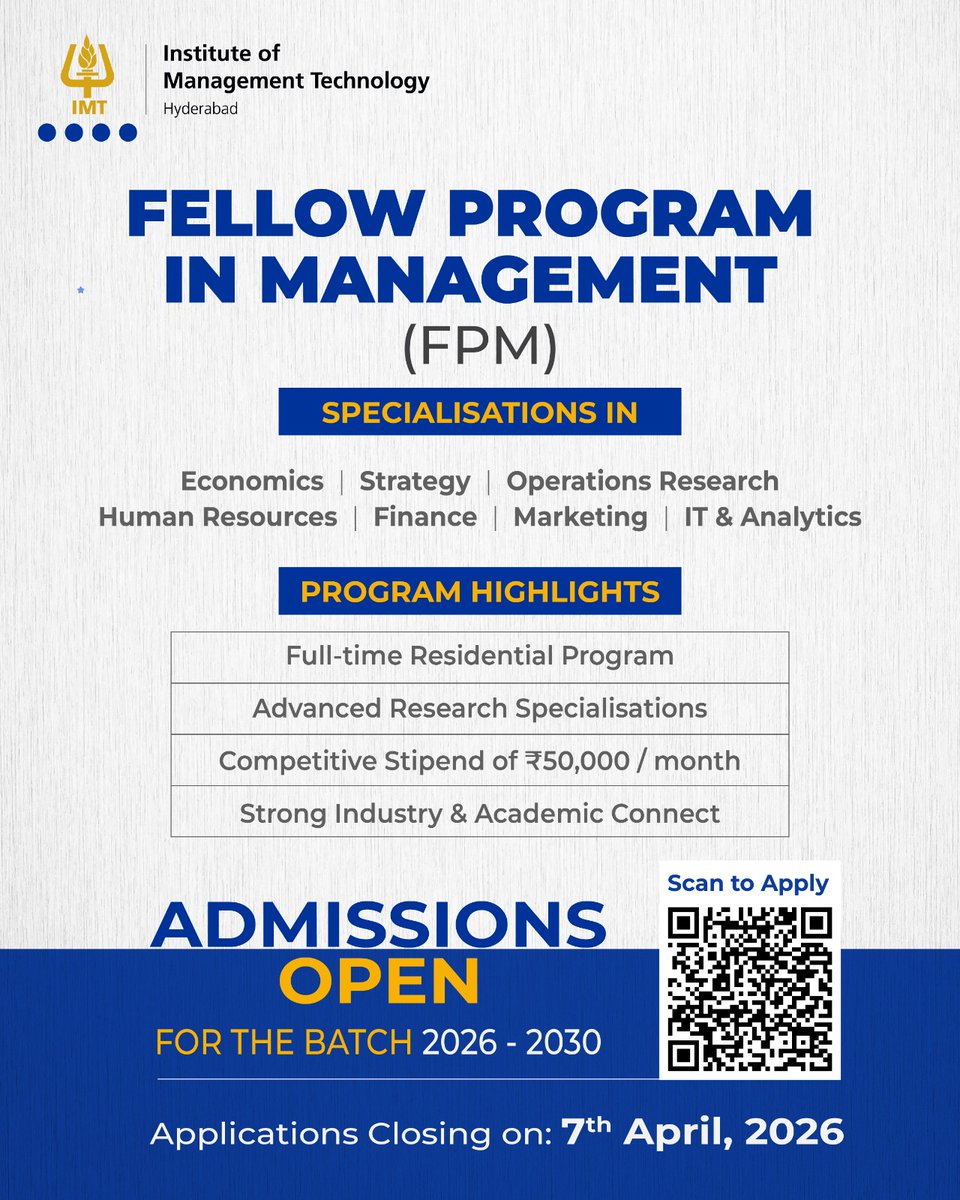 IMT Hyderabad tweet media