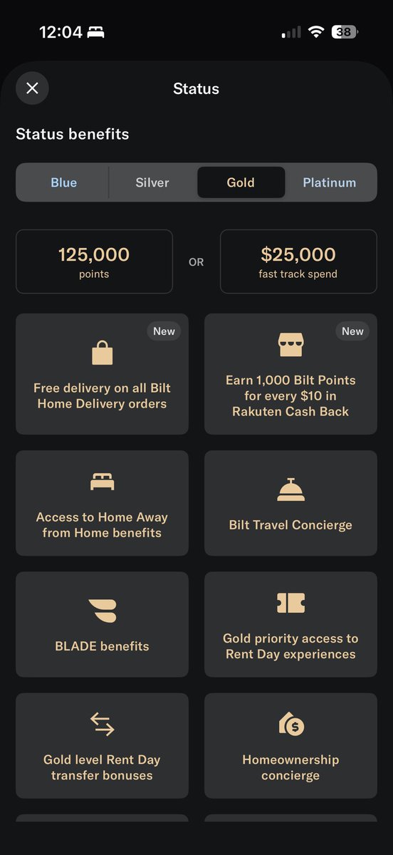 khan_rahmat_ali's tweet photo. Spend requirement done ✅
50,000 Bilt points credited ✅
Now these points are staying parked until a 100% transfer bonus shows up, or at least 75%.
🥇 Gold status unlocked and brings the following to the table
#Bilt #BiltRewards #Palladium https://t.co/qbLomdLgsT