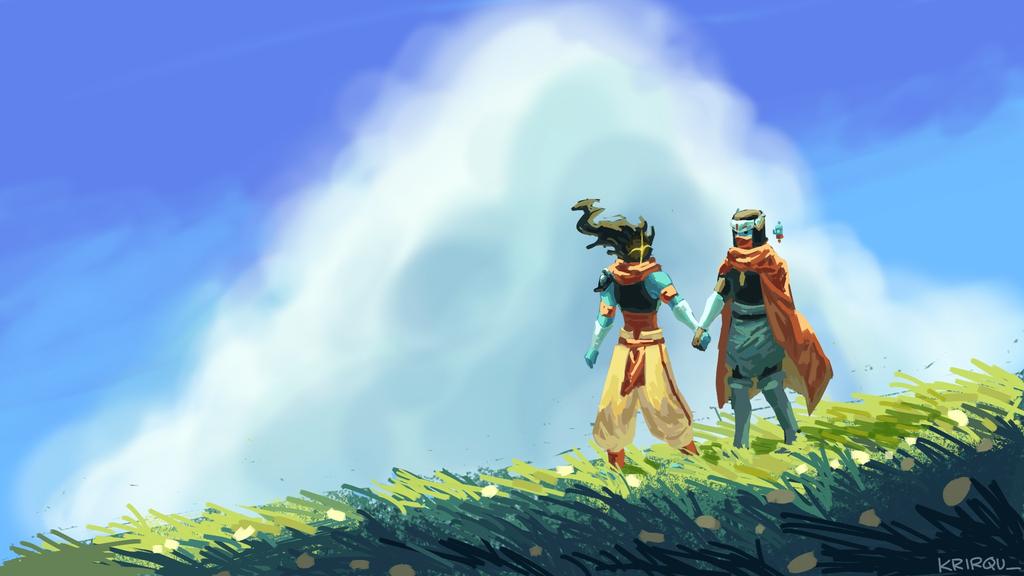 KriRqu_'s tweet image. magma stufffff #deadcells #hyperlightdrifter #driftcells