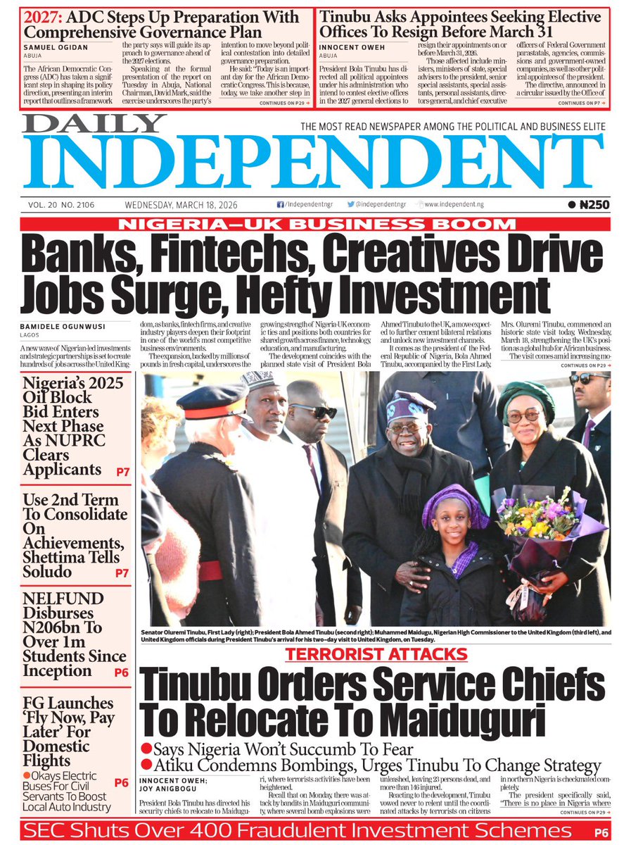 Independent Nigeria tweet media
