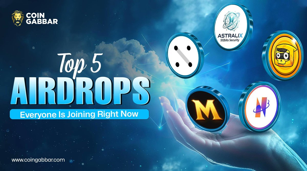 coin_gabbar_'s tweet image. Don’t Miss These Crypto Airdrops -
1. Neura AI
2. Boinkers Giveaway
3. Nebula3 SN3
4. Memerium
5. Astralix

🔗For more Airdrops Updates - coingabbar.com/en/crypto-blog…

#CoinGabbar #CryptoAirdrop #Crypto #AirdropAlert #CryptoCommunity #tokens
