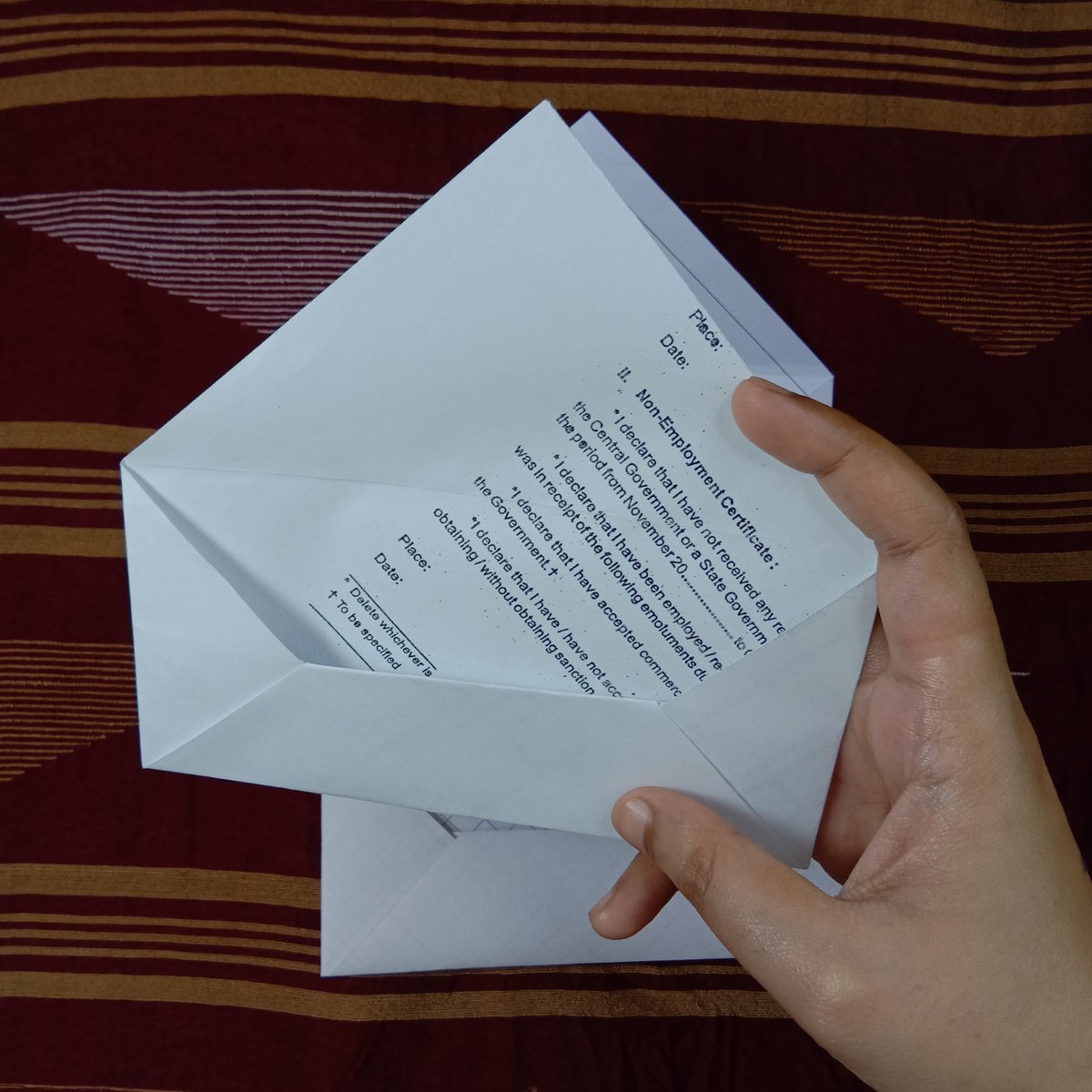 MaitreyeeDhar97's tweet photo. Before You Buy an Envelope, Try This
#origami #scrapcarved #artandcraft #paperart #envelope https://t.co/6WmrkJjeer