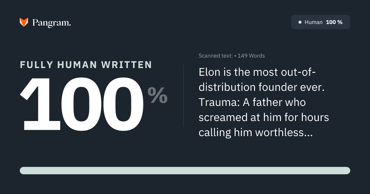 Pangram Labs tweet media