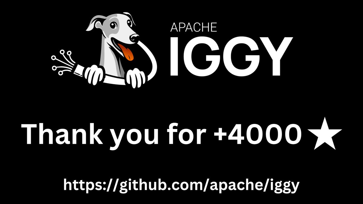 Apache Iggy (Incubating) tweet media
