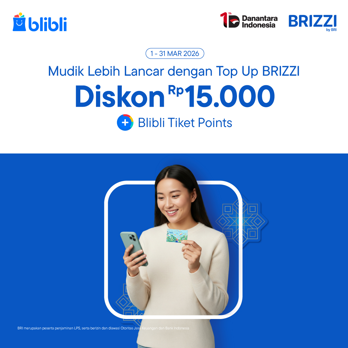 bliblidotcom's tweet photo. Udah dapet ide liburan, jangan lupa siapin perjalanan biar makin lancar ππ¨ Top up BRIZZI lagi ada diskon + dapet points π https://t.co/K8Z91QYZRL
#CekDuluDiBlibli #NoBlablaDiBlibli #digix https://t.co/8cYlZw0fVI