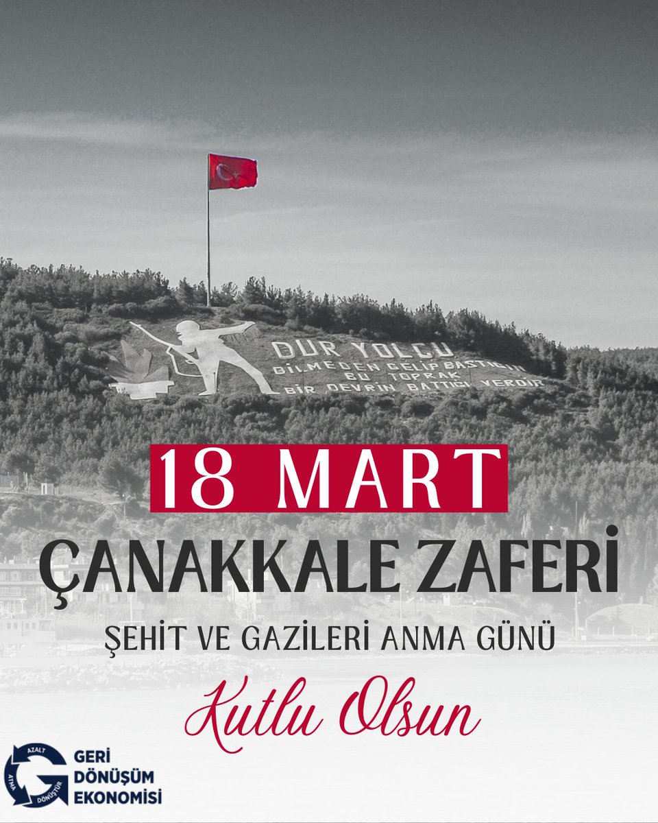 18 Mart Çanakkale Zaferi’nin 111’inci yıl dönümünde, Gazi Mustafa Kemal ATATÜRK ve silah arkadaşları başta olmak üzere tüm Şehitlerimizi rahmet, minnet ve saygıyla anıyoruz. #18MartÇanakkaleZaferi