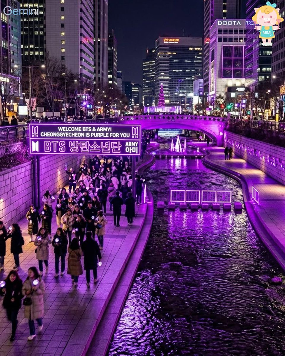 สุดสัปดาห์นี้ กรุงโซลเตรียมเปิดบ้านต้อนรับอาร์มี่โซล จะกลายเป็นสีม่วง #BTS ทั้งเมือง 💜
20–21 มีนาคมนี้ จะมี “Welcome Light”
ไฟต้อนรับอาร์มี่ ที่บินมาดูคัมแบ็กของ BTS ที่เกาหลีค่า!

จะเปิดไฟสีม่วง แลนด์มาร์กทั่วโซล กว่า 15 จุด เช่น
✨N Seoul Tower
✨Lotte World Tower
✨สะพานบันโพ