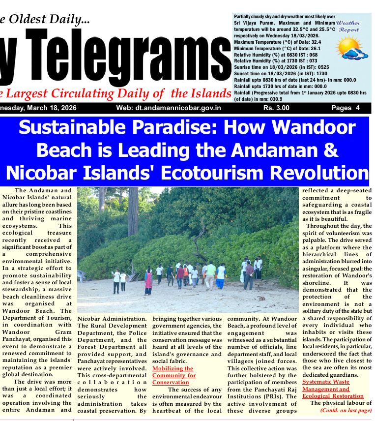 Andaman_Admin's tweet photo. #WandoorBeach sets a model for #Sustainability and #EnvironmentalResponsibility in #NewAndamans with a #BeachCleanliness drive by @Andaman_Admin, uniting departments, officials, and local villagers. https://t.co/1mx1D1ADas