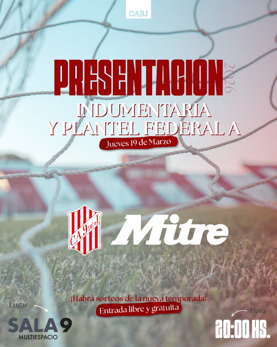 🇦🇹 Vení a conocer nuestra piel. Y a quienes nos van a representar. ❤️‍🔥

🦁 Queremos que vengas, que estés ahí, que lo vivas con nosotros. Vamos a presentar la nueva indumentaria de Mitre que nos va a acompañar durante todo el año.

⚽️ Y también vas a poder conocer, cara a cara, a