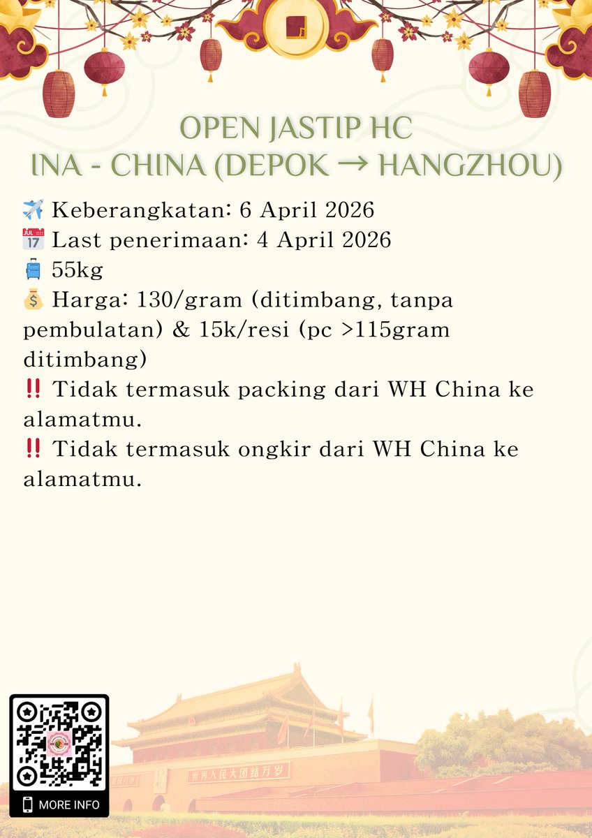 WH USA HC CHINA APRIL | TF YUAN 2470 FEE 3K tweet media