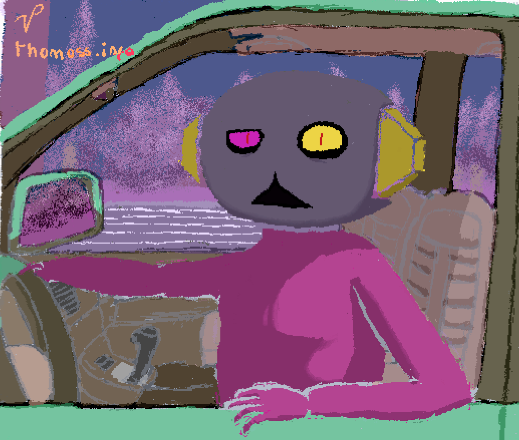 thomosser's tweet image. BEWILBUR DRIVING A CAR ... THE REMASTER... IN CINEMAS ON IMAX