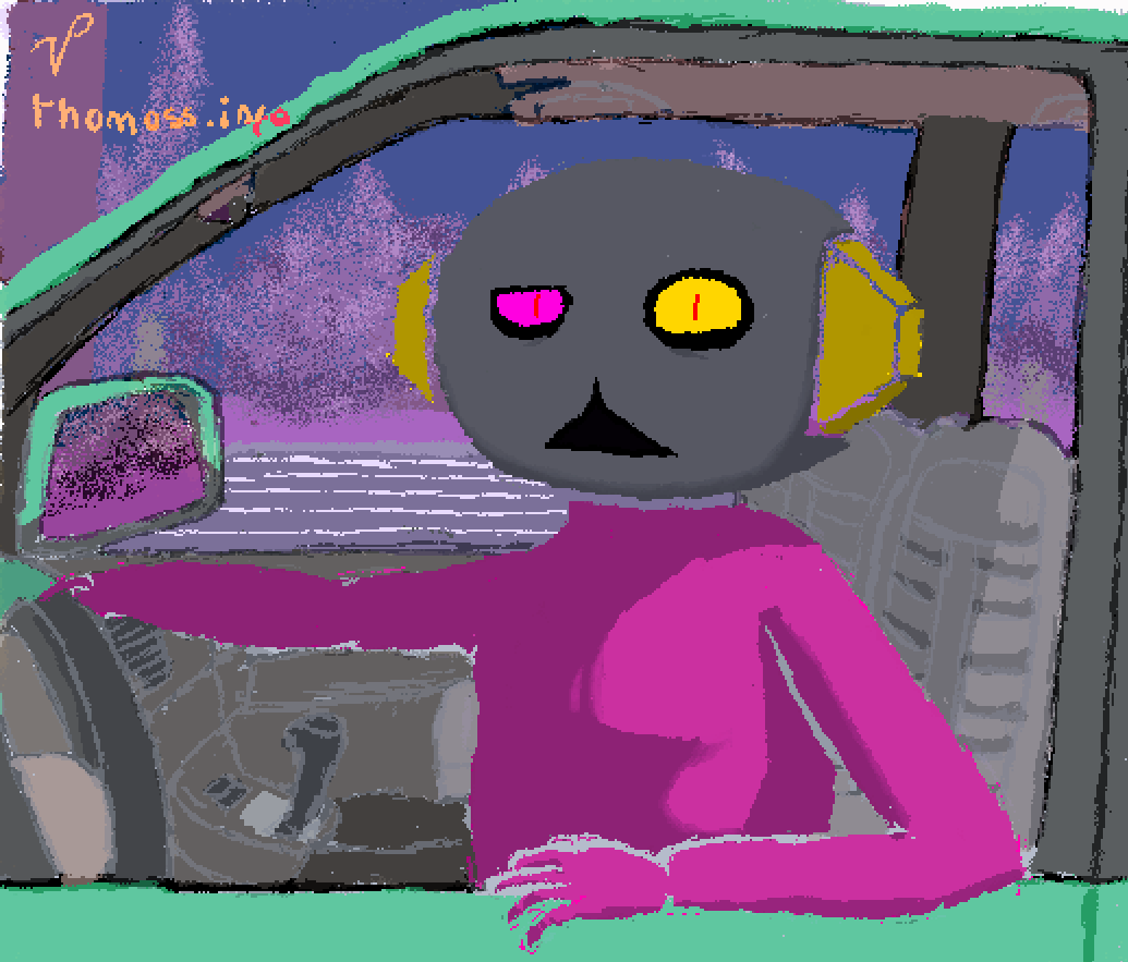 thomosser's tweet image. BEWILBUR DRIVING A CAR ... THE REMASTER... IN CINEMAS ON IMAX