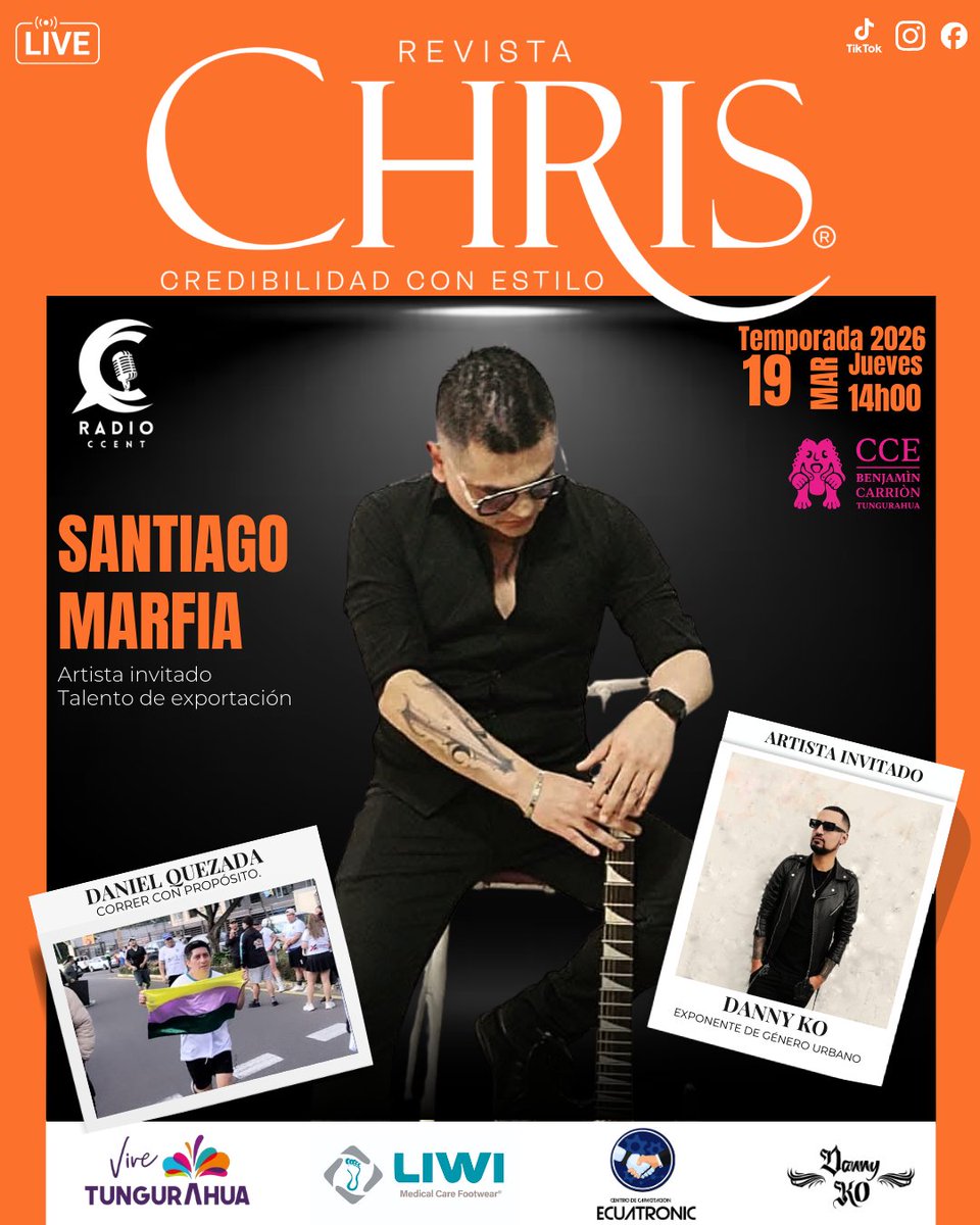 #ProgramaRebistaChris #temporada2026
#casadelaculturaTungurahua 
<a href="/chrisrevista/">RevistaChris</a> #radioytv