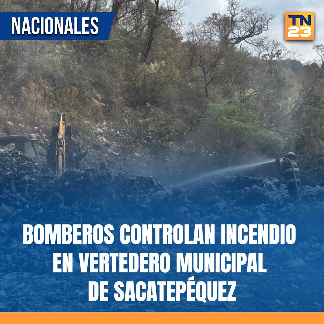 TN23NOTICIAS's tweet photo. 🚨 #Bomberos #controlan #incendio en #vertedero municipal de #Sacatepéquez ➡️ https://t.co/GfJDILE7zH https://t.co/KDchmvkkoQ