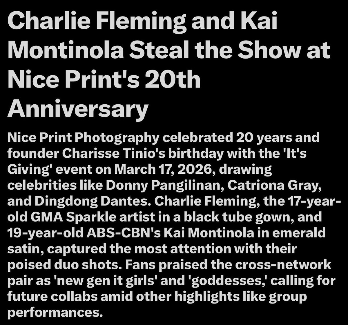 Charlie Trendsetter tweet media