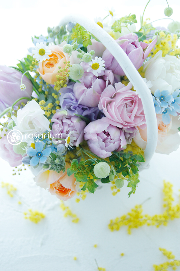 【春のアレンジ】
随分昔に作ったアレンジですが、可愛いものはいつまでも可愛い♡

春のお花（切り花）は終盤になってきました。
もう少しで桜も咲きそうです。

-
2018/2/6