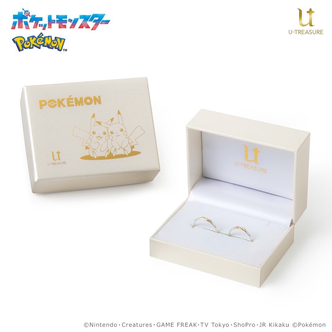 u_treasure_pr's tweet photo. 【ポケットモンスター】

ふたりらしさと想いを大切にした
セレクトオーダーブライダルリング

✧˖――――――――――――˖✧

日常に溶け込むシンプルなデザインに
ポケモンのマークやカラーストーンをお入れいたします。

新しい人生のスタートをポケモンと一緒に💍