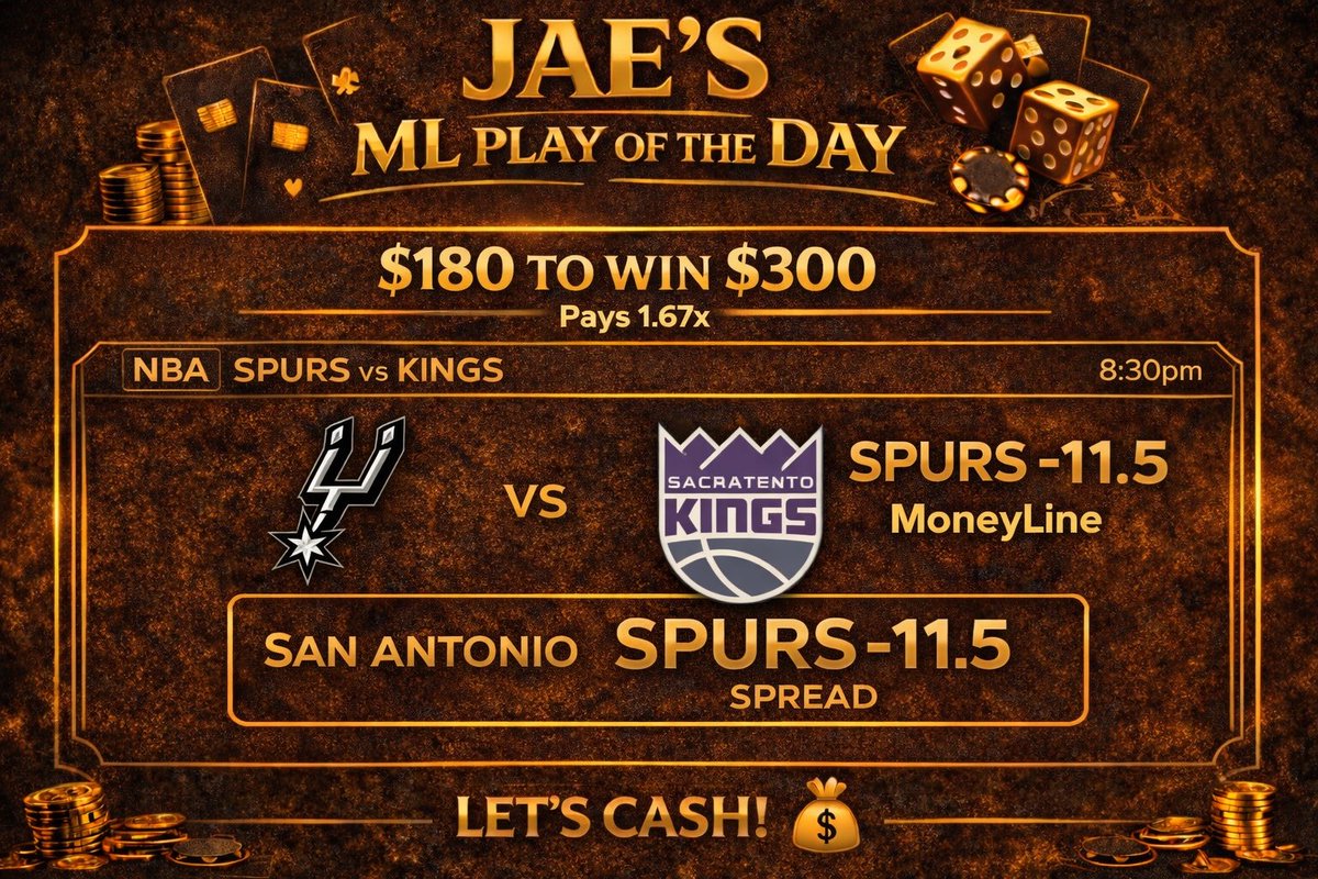 JaeLocks's tweet photo. Black Card Bets ML drop
Nba prize picks Spread plays
LETS MAKE THIS MONEY YALL!!
DROP A FOLLOW TO GET MORE PICKS DAILY!!!
#nba #parlay #moneyline #nbaprizepicks https://t.co/eHlIuf6GPV