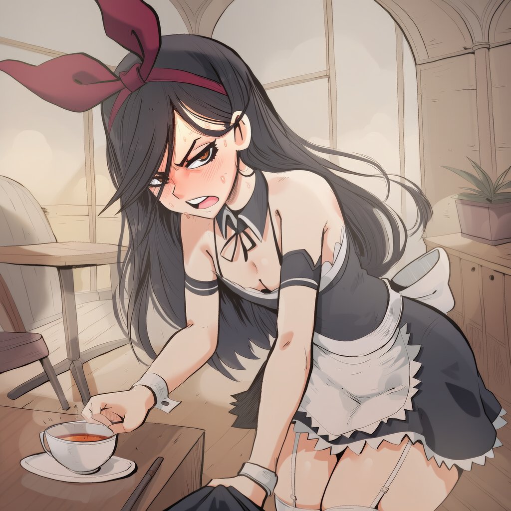 I hear this cafe makes a special blend when it comes to tea.
"Oh yeah...I'll be sticking your organs in a blender if you keep making weird request!"